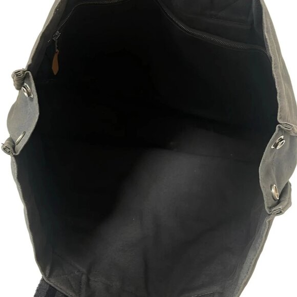 Auth HERMES Fourre Tout Tote PM - Gray Canvas None Tote Bag - Picture 7 of 9